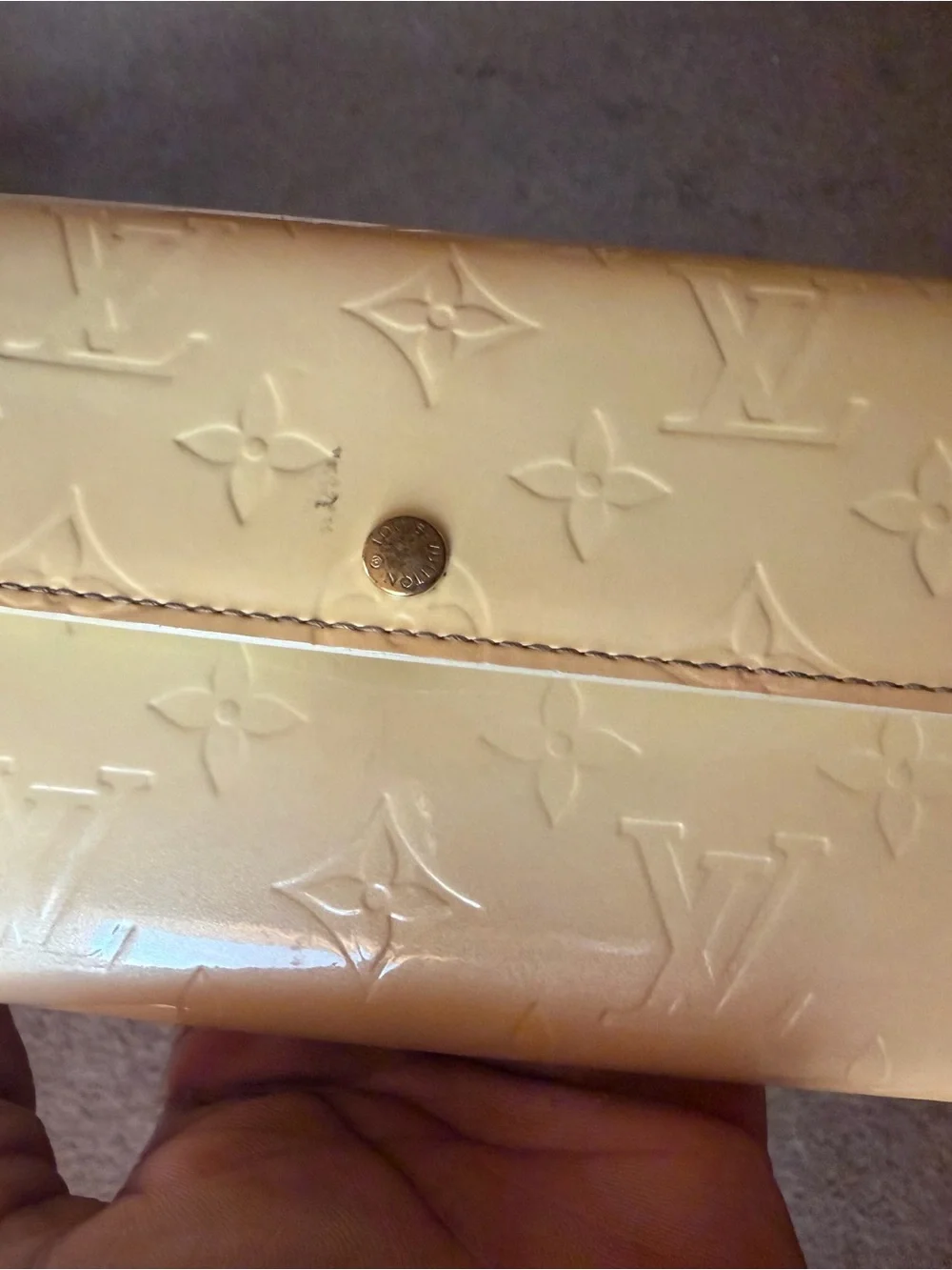 Louis Vuitton glossy patent